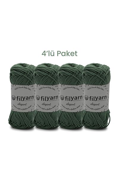 Filyarn Oeko-Tex Certified 25 γραμμάρια βαμβακερό νήμα μωρού - Γιλέκο και σετ 4 τεμαχίων