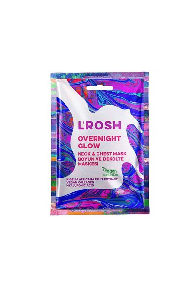 L'ROSH Boyun Ve Dekolte Maskesi, Yaşlanma Önleyici, Gençleştirici, Doğal Neml...