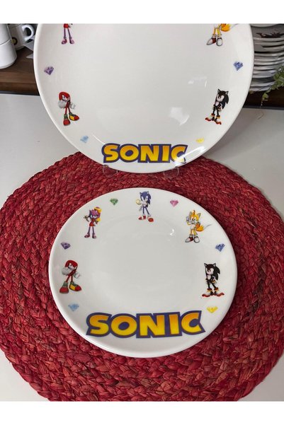 TEBAK COLLECTION طقم طعام للأطفال مكون من 6 قطع من TEBAK SONIC MODEL
