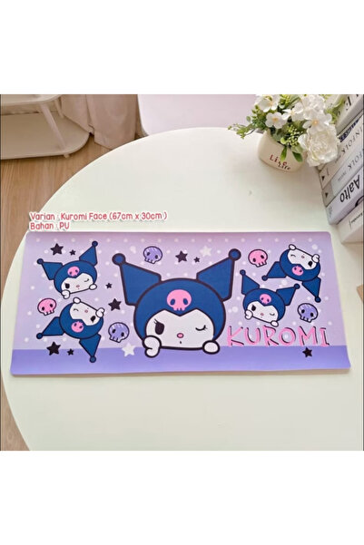 synshop Sevimli Sanrio Kawaii Kuromi Mouse Masa Üstü Matı Klavye Mouse Pad Bü...
