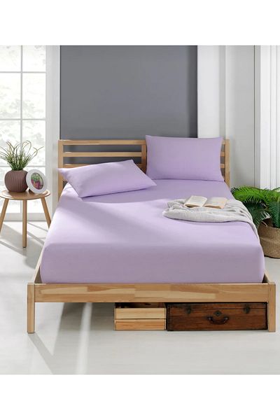 ÇIQRIK HOME Elastic Double Bed Sheet Set with Pillowcases (Set with Pillowcases)