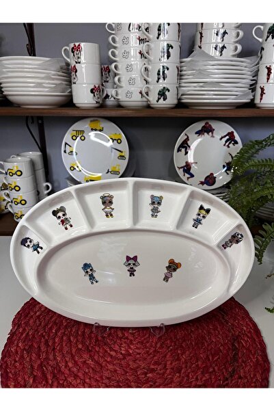 TEBAK COLLECTION TEBAK YENİ LOL BEBEK MODEL ÇOCUK BÖLMELİ KAHVALTI TABAĞI MAM...