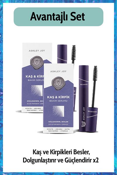 ASHLEY JOY 6 ml Set - Natural Care Exceeded Serum Containing Keratin and Biotin