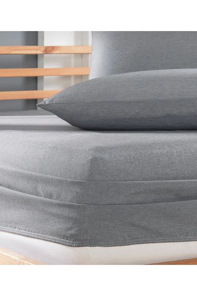 ÇIQRIK HOME Elastic Double Bed Sheet Set with Pillowcases (Set with Pillowcases)
