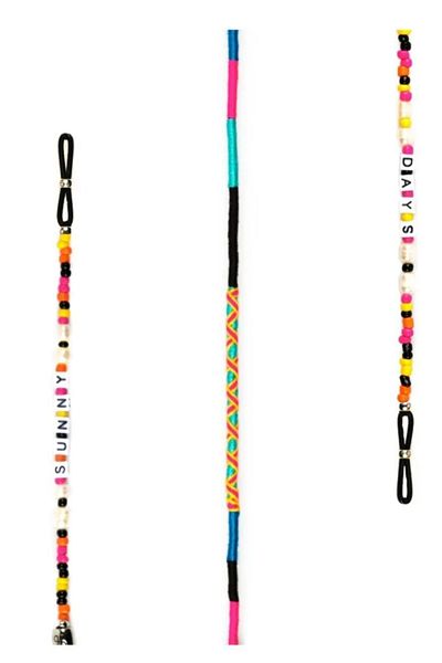 Happy-Nes Sunny Days Beaded Glasses Strap with Pearls - Add Elegant Touch to Your Glasses