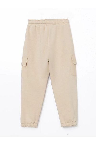LC Waikiki LCW Kids Μπεζ ελαστική μέση για αγόρια Jogger Sweatpants