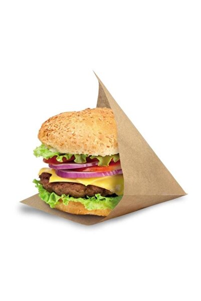 GİZPAK Kese Kağıdı Hamburger Baskısız 1000 Adet