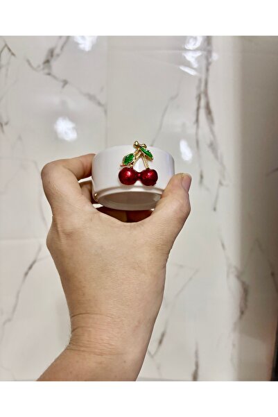 SEVEN7 Kirazlı Lokumluk Sunumluk Yuvarlak 5cm