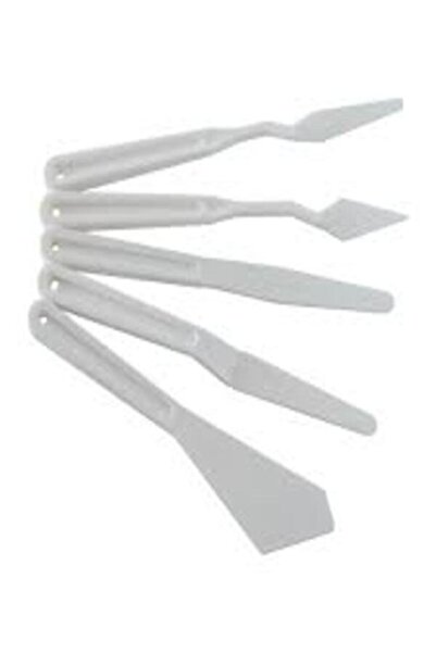 Neccar Ahşap Plastik spatula ressam spatulası