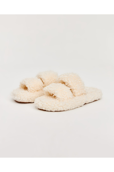 Chirpy Women's Adjustable Furry House Slippers - Band