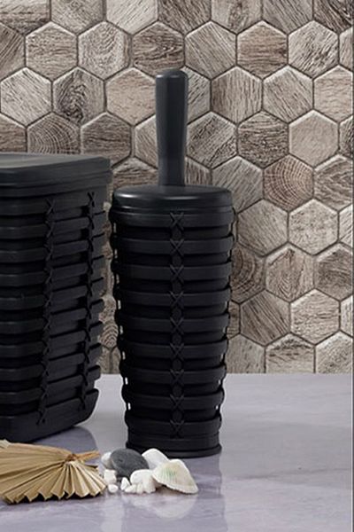 Prima Nova Anthracite Gray Palm Wc Brush