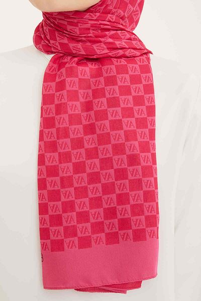 Armine Trend Ultra Light A Logo Pink Shawl 18-52