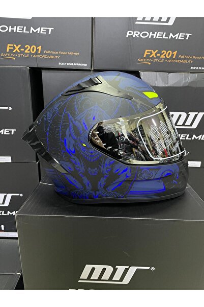 MTS 801 KASK MAT MAVİ