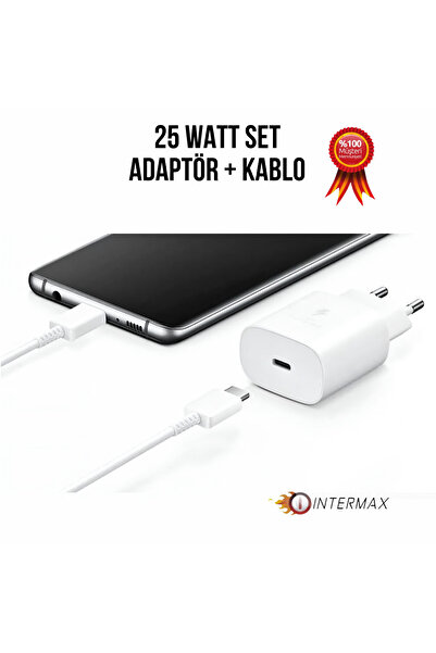 intermax Iphone Tüm Serilerle Uyumlu Hızlı Şarj Aleti 25w Ve Lightining Kablo Set