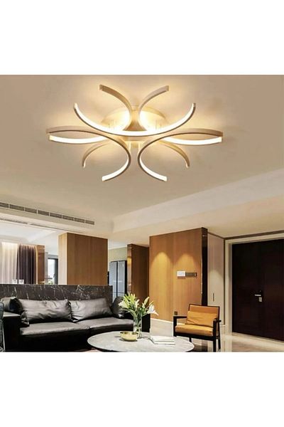 LEGACY Levora Modern Design - Living Room - Kitchen - Bedroom Antique Color White Light Led Chandelier