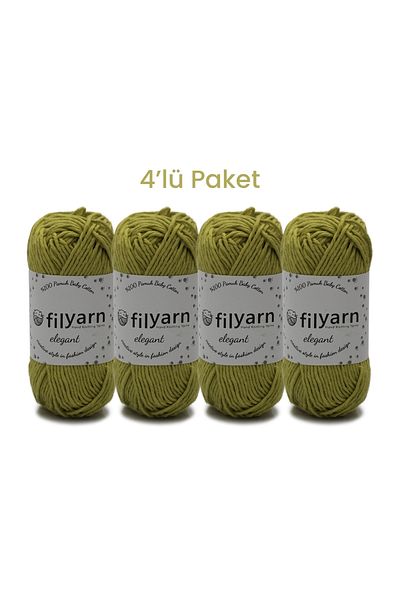 Filyarn Oeko-Tex Certified 25 γραμμάρια βαμβακερό νήμα μωρού - Γιλέκο και σετ 4 τεμαχίων