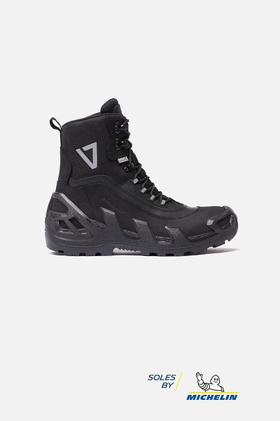 Vaneda 998 V-Clutch Michelin Xtreme Pro Nubuck Black Men's Boots