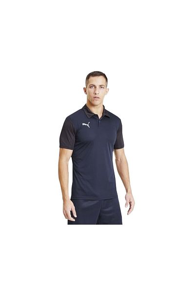 Puma 656577 -06 Teamgoal 23 Navy Blue ανδρικό μπλουζάκι πόλο με λαιμόκοψη - Dry-cell