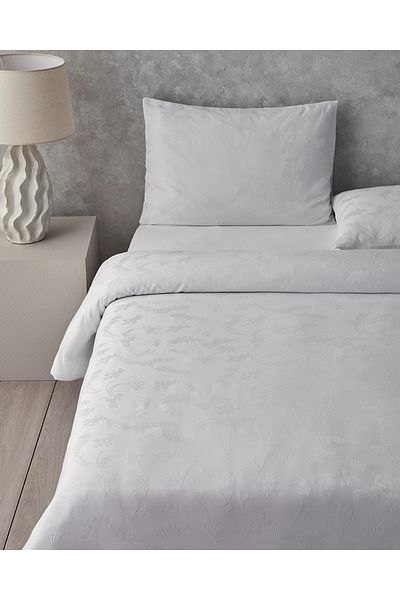 English Home Glare King Size White Bedding Set