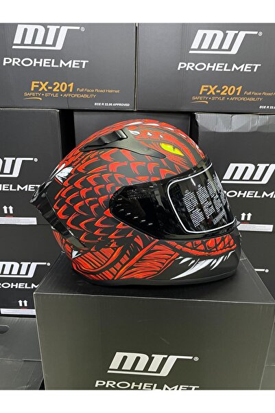 MTS 801 KASK TURUNCU EJDERHA