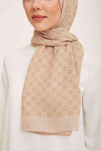 Armine Trend Ultra Light A Logo Camel Hair Color Shawl 18-3130