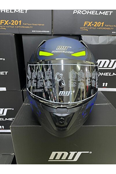 MTS 801 KASK MAT MAVİ