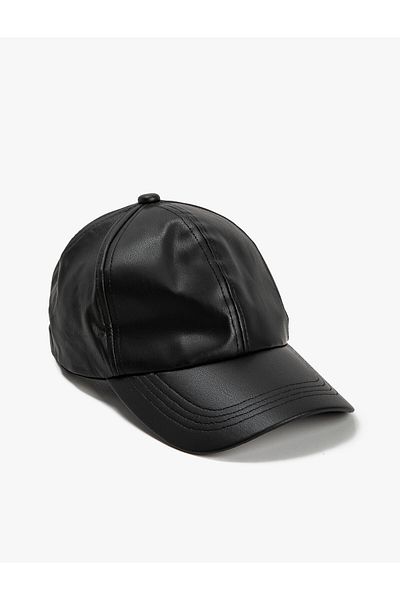 Koton Cap Hat Leather Look