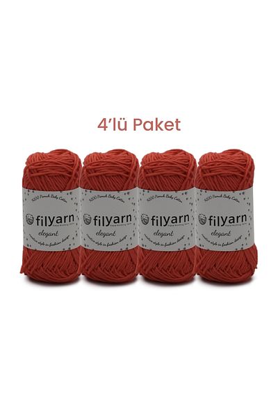Filyarn Oeko-Tex Certified 25 γραμμάρια βαμβακερό νήμα μωρού - Γιλέκο και σετ 4 τεμαχίων