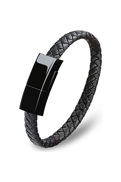 CODEGEN Apple Iphone Ipad Uyumlu   Lightning Deri Bileklik Şarj Data Kablosu Cdg-cnv52