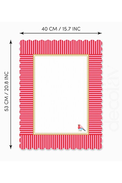 decofav Διακοσμητικό κάλυμμα φούρνου με σχέδιο Edge Bird με λέιζερ