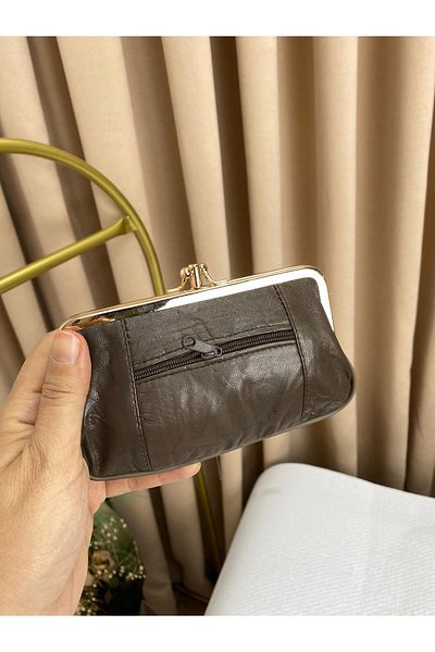 H&D COLLECTİON Портфейл от мека кожа с клипс за качество A+A - нов модел