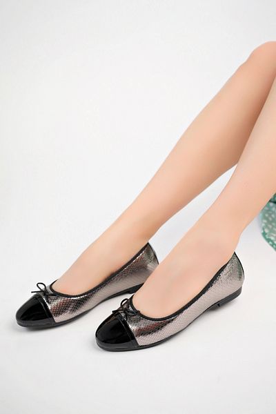 Sapin Sapi̇n Women's Bow Ballerina Flats - Full Mold Use Recommended 23520