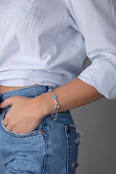 Modex Evil Eye Sailor Chain Bracelet