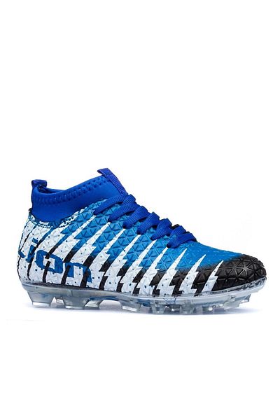 Lion Sock High Top Astroturf Football Cleats Grass Gear Boys Football Shoes