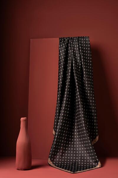 JAWEL Γυναικείο μικρό καρό μαλακό κασκόλ