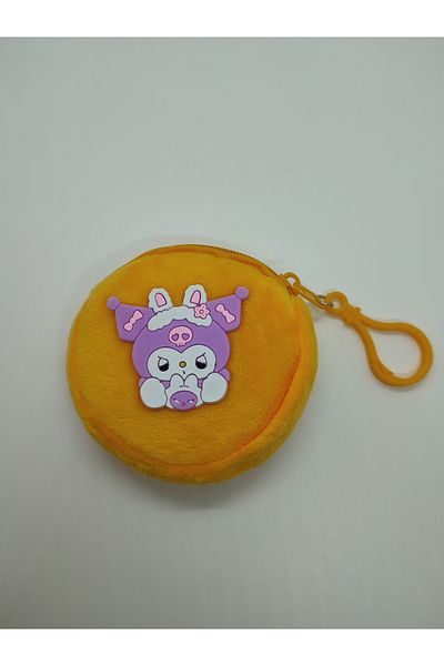 Mia Giyim Sanrio Mini Plush Wallet and Purse Accessory - Kuromi, Melody, Cinnamoroll, Hellokitty