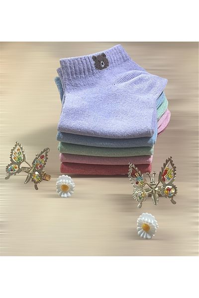 SOCKSHION Комплект от 5 чифта дамски чорапи с анимационни герои