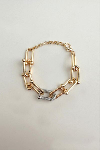 Modex Special Series Thick Tifany Bracelet with Zircon Stone