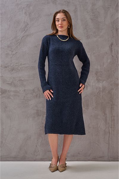 SHUGAA ROCHIE TRICOTĂ DE DAMA CU DETAIL DE CATARAMĂ FRONTALĂ MULTĂ EXTRA MOALE MIDI