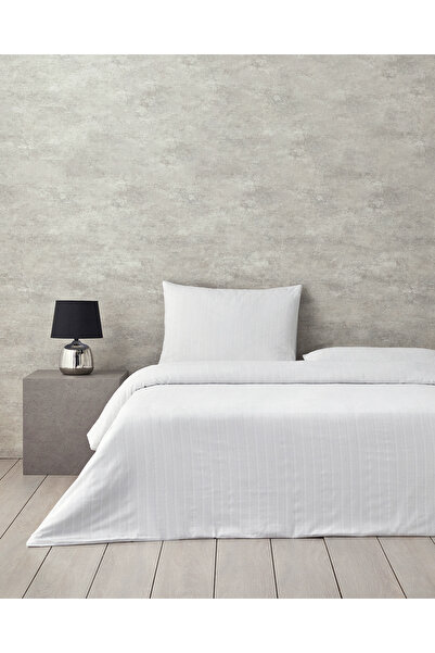 English Home Diamond Tek Kişilik Nevresim Takımı Beyaz