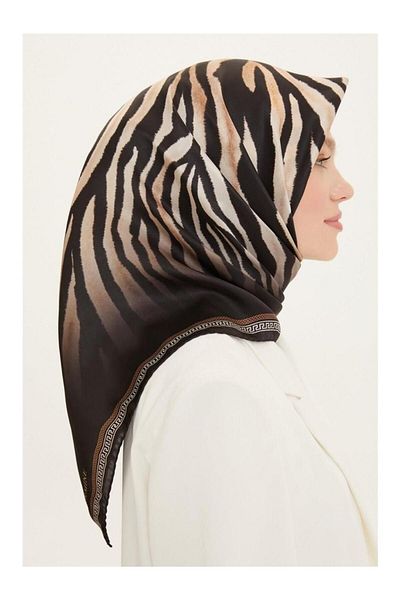 Armine Nostalgia Tivil Silk 8345-09 Μαύρο Καφέ