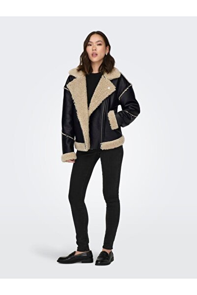 ONLY Дамско палто Onlwilma от изкуствена кожа Sherpa Cc Otw