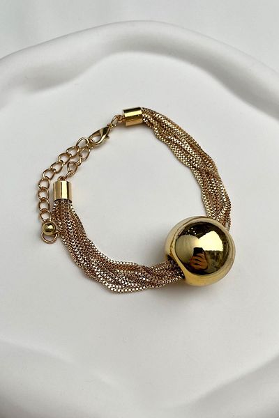 Modex Italian Multiple Chain Ball Bracelet (Size:18+5cm)