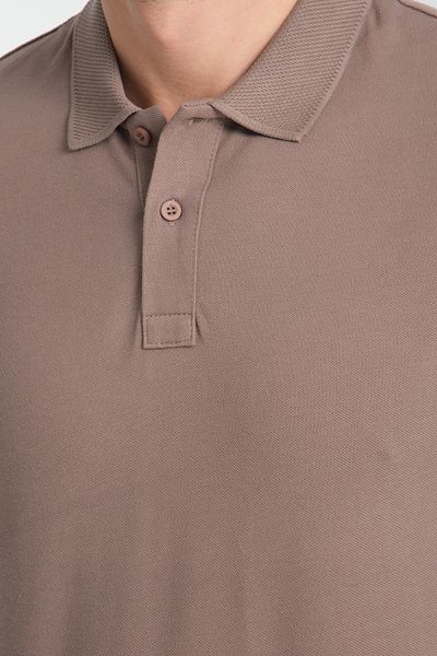 Frappoli Μπλουζάκι Basic Polo Neck Comfort Fit 100% Cotton Pique
