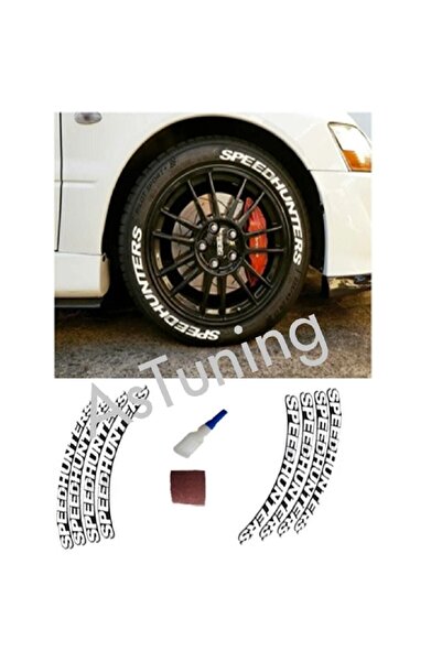 ASTUNİNG كتابة الإطارات المطاطية PVC من Speedhunters - 4 قطع