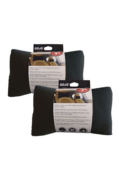 Gojo Black Silicone Padding Neck Pillow - 2 Pieces