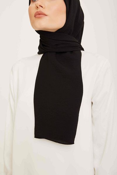 Armine Trend Black Single Color Cazz Shawl 42