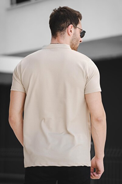 Oksit Ανδρικό μπλουζάκι Roderick Judge Collar Honeycomb Fabric Half Zipper