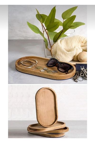 Sensoria Βάση οργάνωσης 24x12 Bamboo Doorway Keychain από φυσικό ξύλο