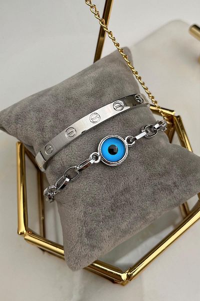 Modex Double Cuff Combination Bracelet